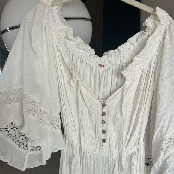 Free People Ivory Beach Bliss Maxi Dress, size XS - Picture 6 of 12